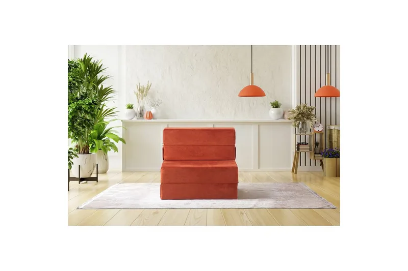 1-istuttava vuodesohva Maroubridgelcrest Oranssi - Oranssi - Huonekalut - Tuoli & nojatuoli - Nojatuoli & lepotuoli - Vuodetuoli