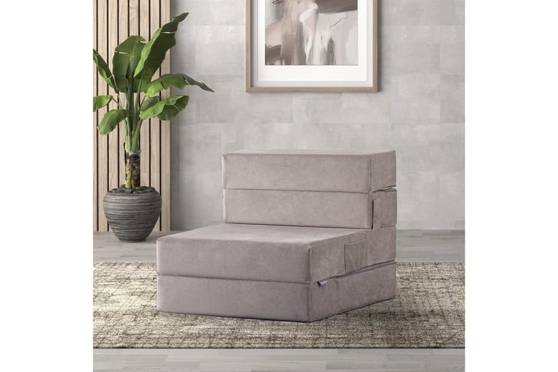 1-istuttava vuodesohva Maroubridgelcrest Vaaleanharmaa - Vaaleanharmaa - Huonekalut - Tuoli & nojatuoli - Nojatuoli & lepotuoli - Vuodetuoli