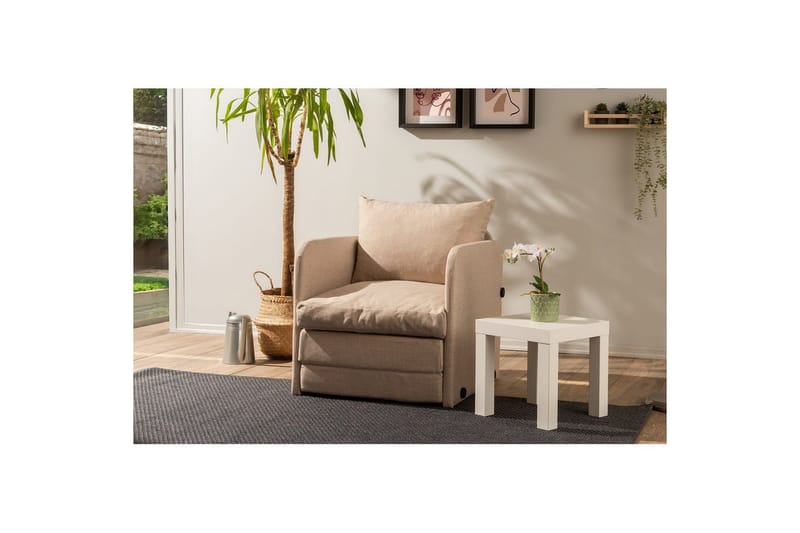 1-istuttava vuodesohva Rubby Beige - Beige - Huonekalut - Tuoli & nojatuoli - Nojatuoli & lepotuoli - Vuodetuoli