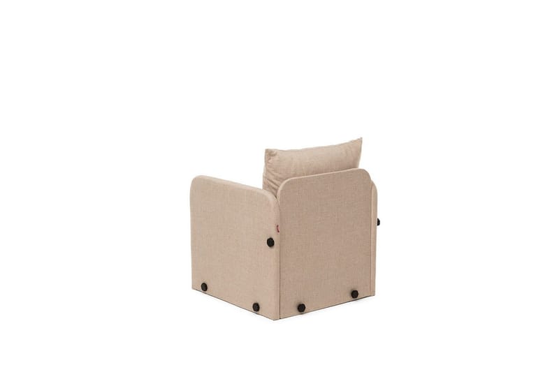 1-istuttava vuodesohva Rubby Beige - Beige - Huonekalut - Tuoli & nojatuoli - Nojatuoli & lepotuoli - Vuodetuoli