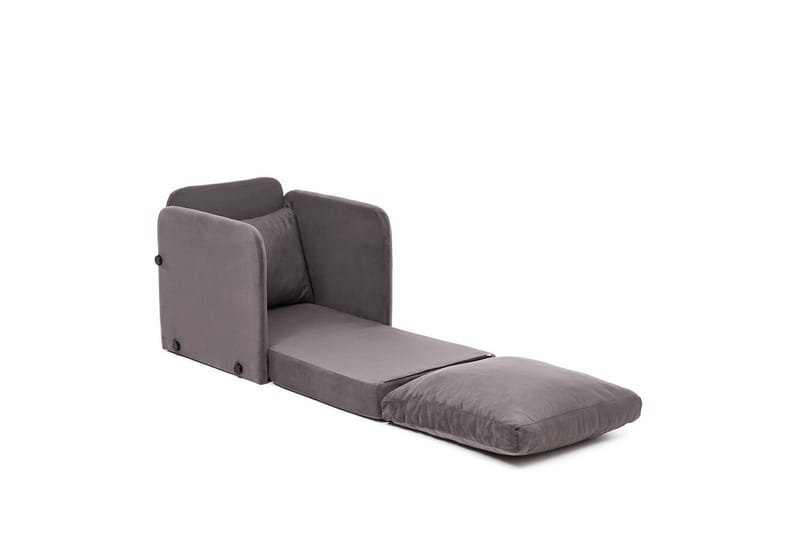 1-istuttava vuodesohva Rubby Harmaa - Harmaa - Huonekalut - Tuoli & nojatuoli - Nojatuoli & lepotuoli - Vuodetuoli