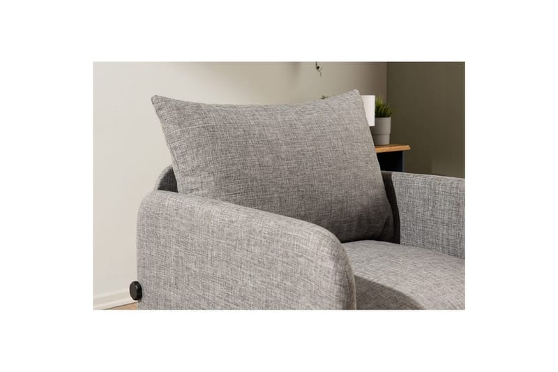 1-istuttava vuodesohva Rubby Vaaleanharmaa - Vaaleanharmaa - Huonekalut - Tuoli & nojatuoli - Nojatuoli & lepotuoli - Vuodetuoli