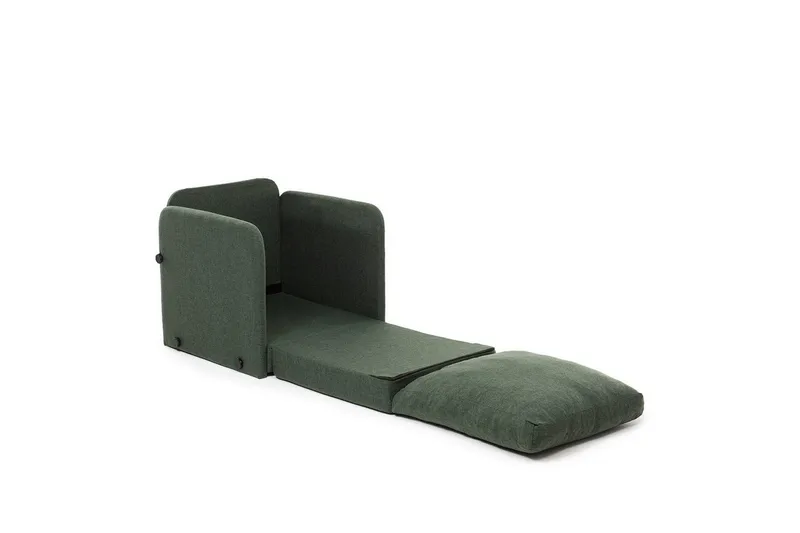 1-istuttava vuodesohva Rubby Vihreä - Vihreä - Huonekalut - Tuoli & nojatuoli - Nojatuoli & lepotuoli - Vuodetuoli
