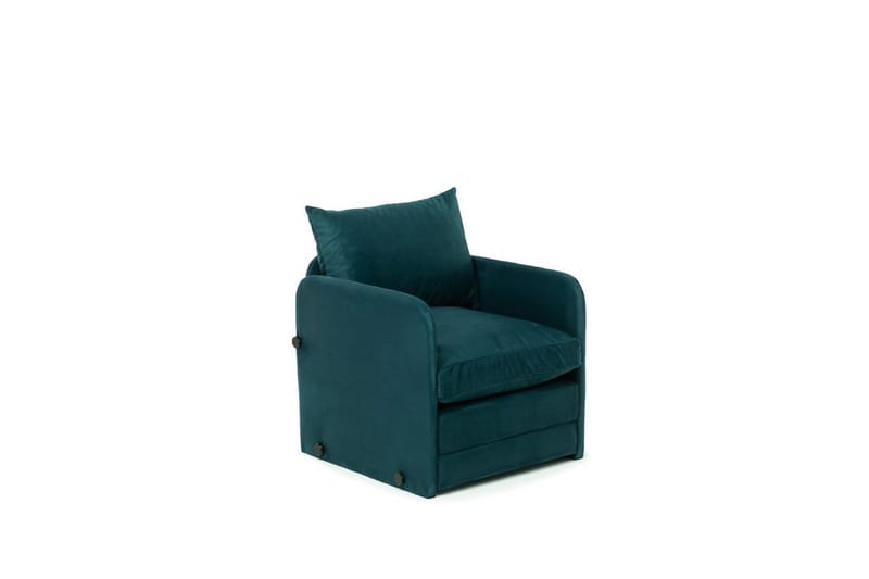 1-istuttava vuodesohva Rubby Petroli vihreä - Petroli vihreä - Huonekalut - Tuoli & nojatuoli - Nojatuoli & lepotuoli - Vuodetuoli