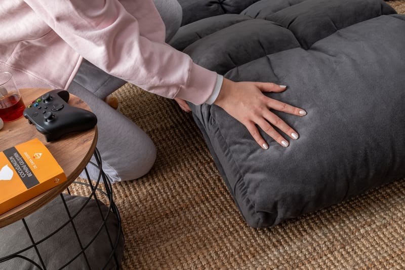 1-Seat Sofa-Bed Atelier Del Sofa Harmaa - Huonekalut - Tuoli & nojatuoli - Nojatuoli & lepotuoli - Vuodetuoli