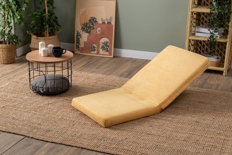 1-Seat Sofa-Bed Atelier Del Sofa Sinapinkeltainen - Huonekalut - Tuoli & nojatuoli - Nojatuoli & lepotuoli - Vuodetuoli