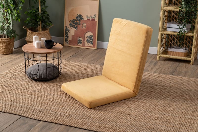 1-Seat Sofa-Bed Atelier Del Sofa Sinapinkeltainen - Huonekalut - Tuoli & nojatuoli - Nojatuoli & lepotuoli - Vuodetuoli