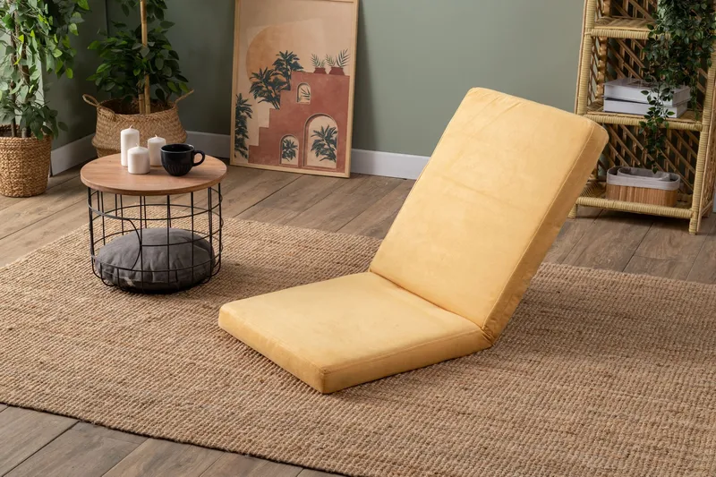1-Seat Sofa-Bed Atelier Del Sofa Sinapinkeltainen - Huonekalut - Tuoli & nojatuoli - Nojatuoli & lepotuoli - Vuodetuoli