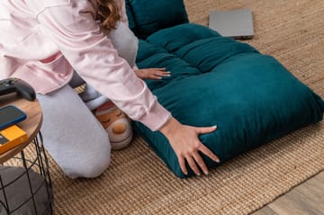 1-Seat Sofa-Bed Atelier Del Sofa Petrol Green - Huonekalut - Tuoli & nojatuoli - Nojatuoli & lepotuoli - Vuodetuoli