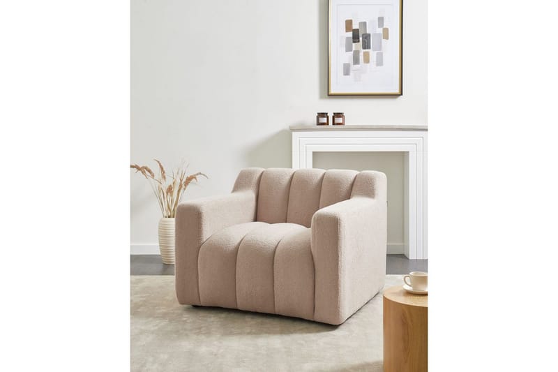 Nojatuoli Agerup - Beige - Huonekalut - Tuoli & nojatuoli - Nojatuoli & lepotuoli