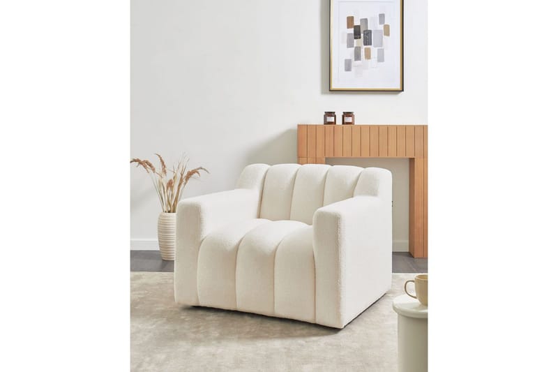 Nojatuoli Agerup - Valkoinen - Huonekalut - Tuoli & nojatuoli - Nojatuoli & lepotuoli