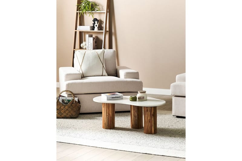 Nojatuoli Alla, 2 sarja Beige - Beige - Huonekalut - Tuoli & nojatuoli - Nojatuoli & lepotuoli