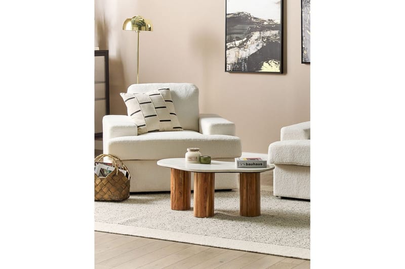 Nojatuoli Alla, 2 sarja Valkoinen - Valkoinen - Huonekalut - Tuoli & nojatuoli - Nojatuoli & lepotuoli