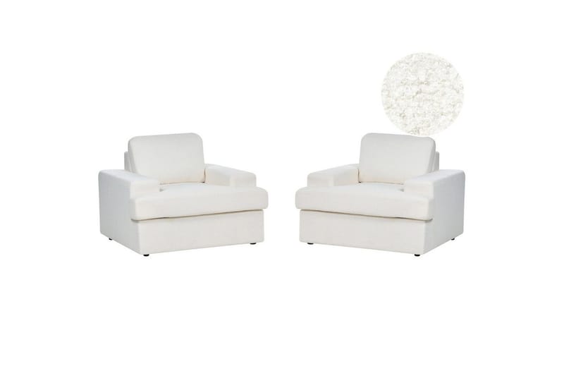 Nojatuoli Alla, 2 sarja Valkoinen, Valkoinen