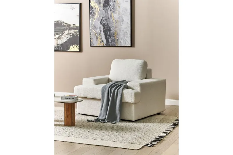 Nojatuoli Alla - Valkoinen - Huonekalut - Tuoli & nojatuoli - Nojatuoli & lepotuoli