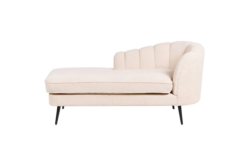 Allier Lepotuoli 150 cm Oikealta, Beige/Musta