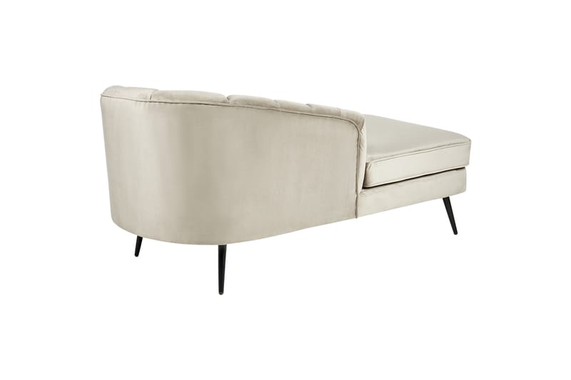 Allier Lepotuoli 150 cm Oikealta - Beige/Musta - Huonekalut - Tuoli & nojatuoli - Nojatuoli & lepotuoli - Makuutuoli & divaanituoli