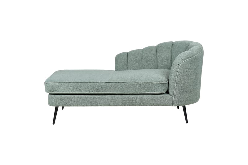 Allier Lepotuoli 150 cm Oikealta - Musta/Vihreä - Huonekalut - Tuoli & nojatuoli - Nojatuoli & lepotuoli - Makuutuoli & divaanituoli