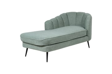 Allier Lepotuoli 150 cm Oikealta - Musta/Vihreä - Huonekalut - Tuoli & nojatuoli - Nojatuoli & lepotuoli - Makuutuoli & divaanituoli