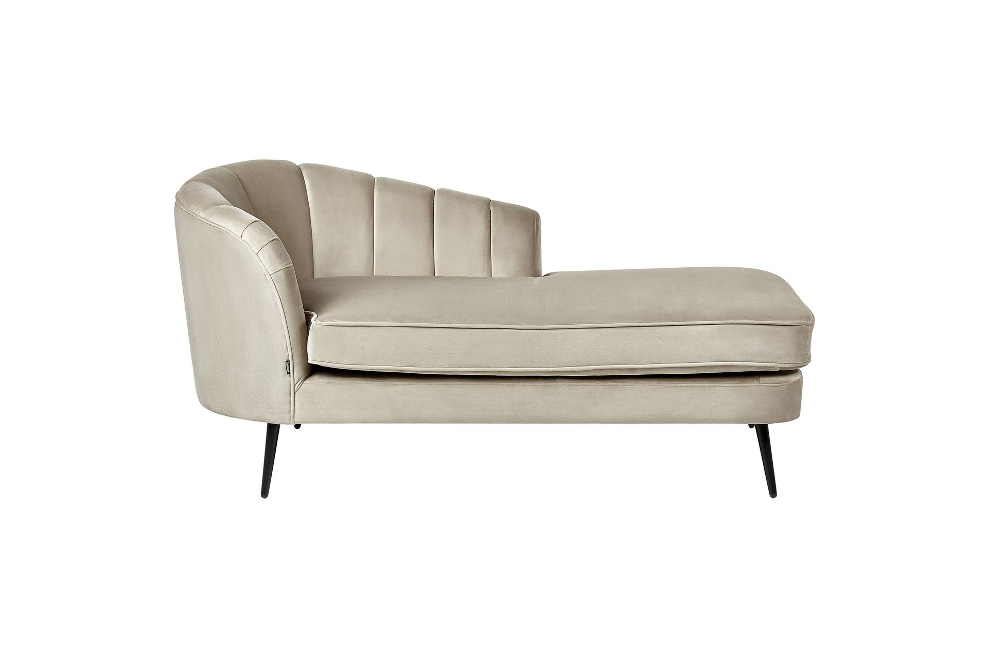 Allier Lepotuoli 150 cm Vasemmalta - Beige/Musta