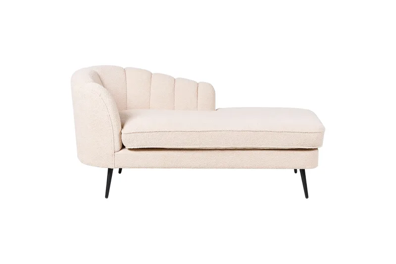 Allier Lepotuoli 150 cm Vasemmalta, Beige/Musta
