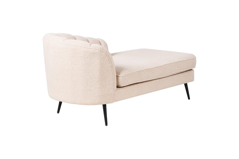 Allier Lepotuoli 150 cm Vasemmalta - Beige/Musta - Huonekalut - Tuoli & nojatuoli - Nojatuoli & lepotuoli - Makuutuoli & divaanituoli