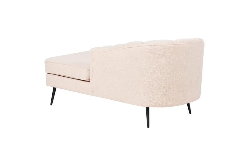 Allier Lepotuoli 150 cm Vasemmalta - Beige/Musta - Huonekalut - Tuoli & nojatuoli - Nojatuoli & lepotuoli - Makuutuoli & divaanituoli