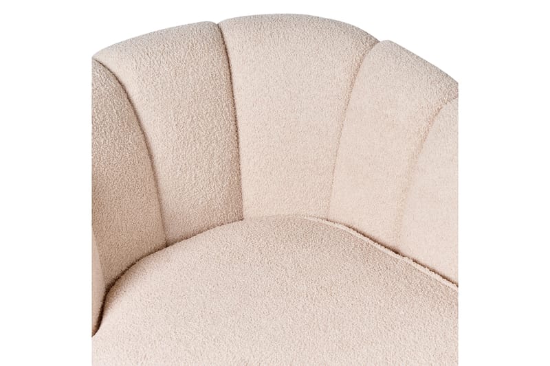 Allier Lepotuoli 150 cm Vasemmalta - Beige/Musta - Huonekalut - Tuoli & nojatuoli - Nojatuoli & lepotuoli - Makuutuoli & divaanituoli