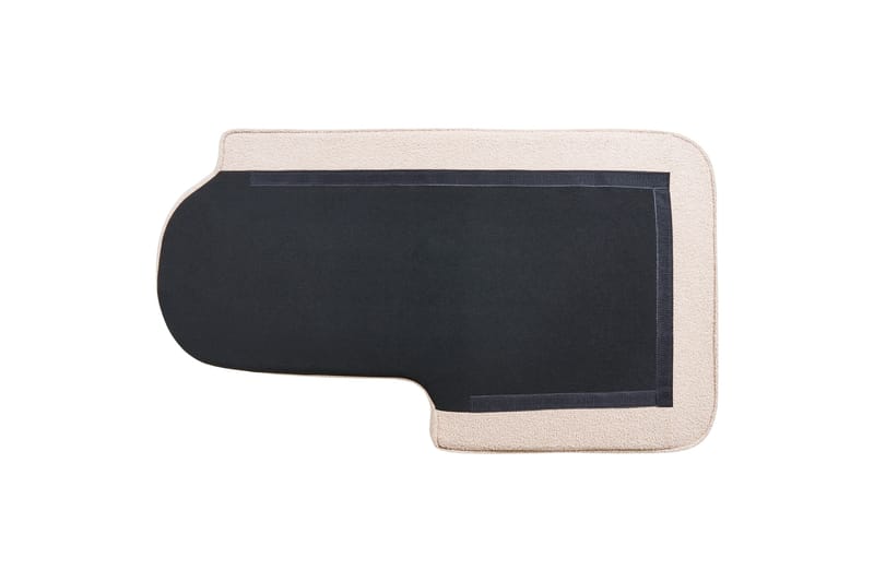 Allier Lepotuoli 150 cm Vasemmalta - Beige/Musta - Huonekalut - Tuoli & nojatuoli - Nojatuoli & lepotuoli - Makuutuoli & divaanituoli