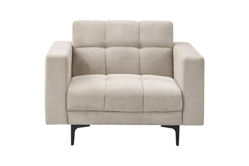Nojatuoli Alnes Beige/musta - Beige/musta - Huonekalut - Tuoli & nojatuoli - Nojatuoli & lepotuoli