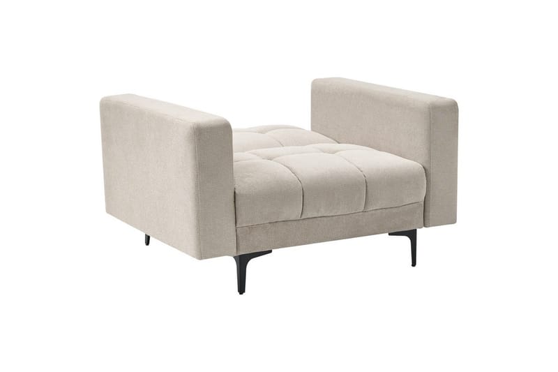 Nojatuoli Alnes Beige/musta - Beige/musta - Huonekalut - Tuoli & nojatuoli - Nojatuoli & lepotuoli