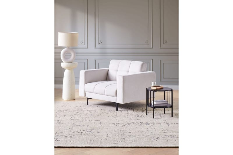 Nojatuoli Alnes Offwhite/Musta - Offwhite/Musta - Huonekalut - Tuoli & nojatuoli - Nojatuoli & lepotuoli