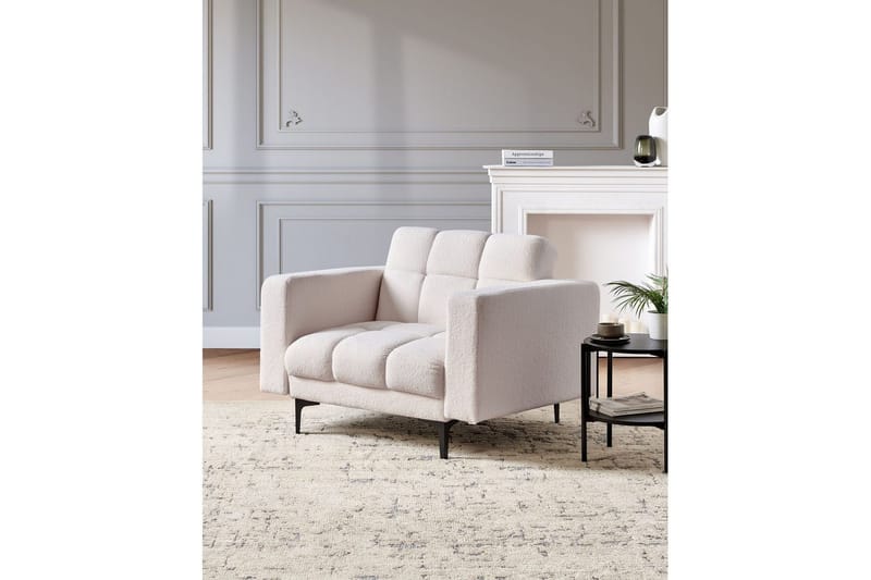 Nojatuoli Alnes Valkoinen/musta - Valkoinen/musta - Huonekalut - Tuoli & nojatuoli - Nojatuoli & lepotuoli