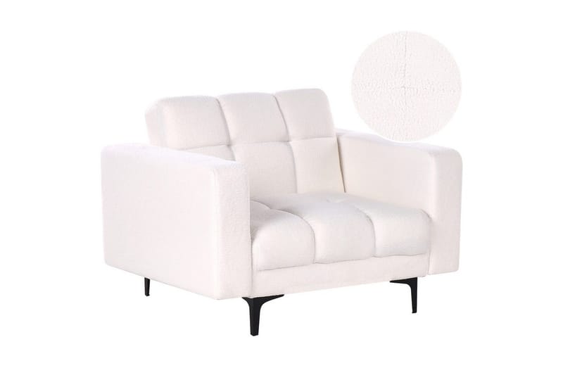 Nojatuoli Alnes Valkoinen/musta - Valkoinen/musta - Huonekalut - Tuoli & nojatuoli - Nojatuoli & lepotuoli