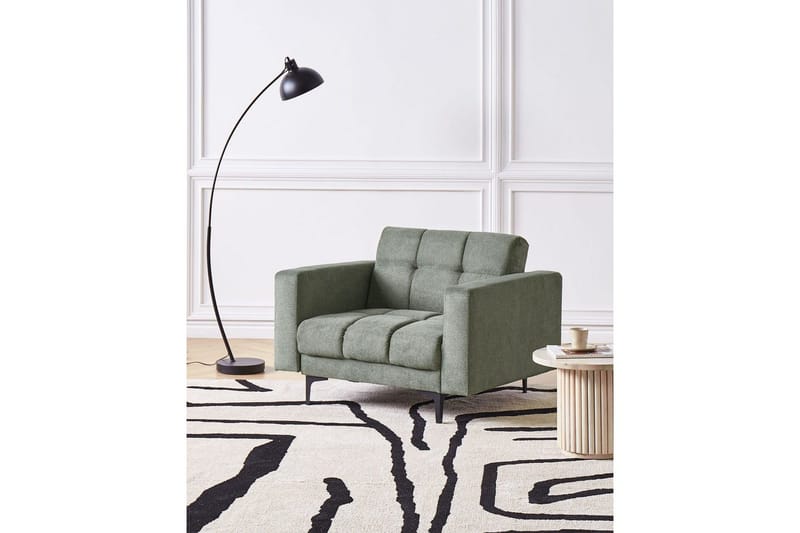 Nojatuoli Alnes Vihreä/musta - Vihreä/musta - Huonekalut - Tuoli & nojatuoli - Nojatuoli & lepotuoli