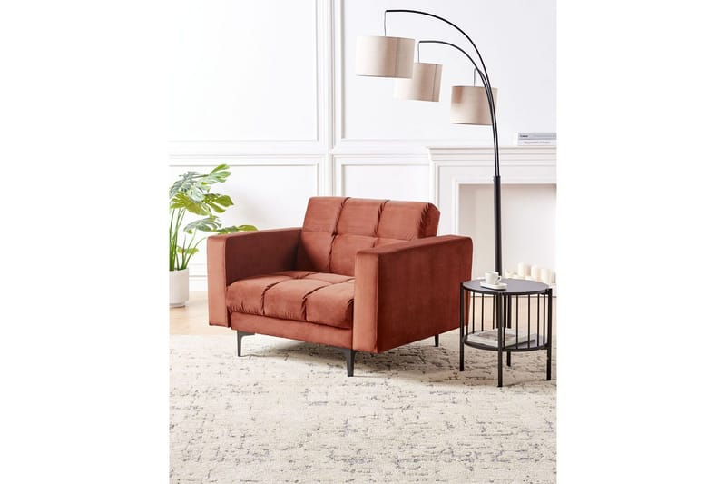 Nojatuoli Alnes Punainen/Musta - Punainen/Musta - Huonekalut - Tuoli & nojatuoli - Nojatuoli & lepotuoli