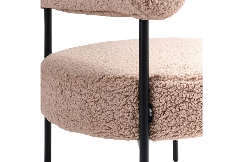 Nojatuoli Alpha Beige/musta - Beige/musta - Huonekalut - Tuoli & nojatuoli - Nojatuoli & lepotuoli