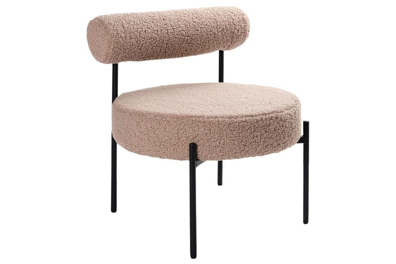 Nojatuoli Alpha Beige/musta - Beige/musta - Huonekalut - Tuoli & nojatuoli - Nojatuoli & lepotuoli