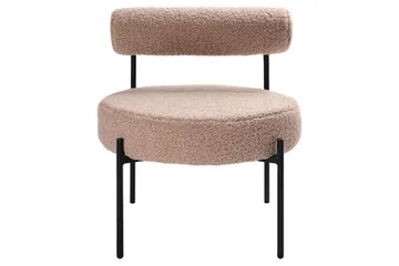 Nojatuoli Alpha Beige/musta - Beige/musta - Huonekalut - Tuoli & nojatuoli - Nojatuoli & lepotuoli