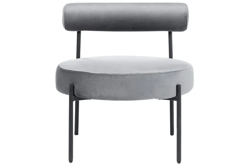 Nojatuoli Alpha - Harmaa, musta - Huonekalut - Tuoli & nojatuoli - Nojatuoli & lepotuoli