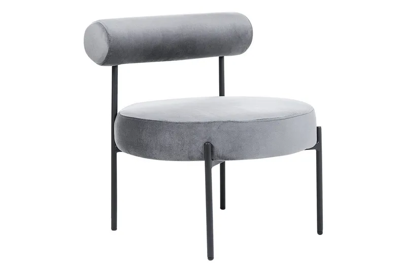 Nojatuoli Alpha - Harmaa, musta - Huonekalut - Tuoli & nojatuoli - Nojatuoli & lepotuoli