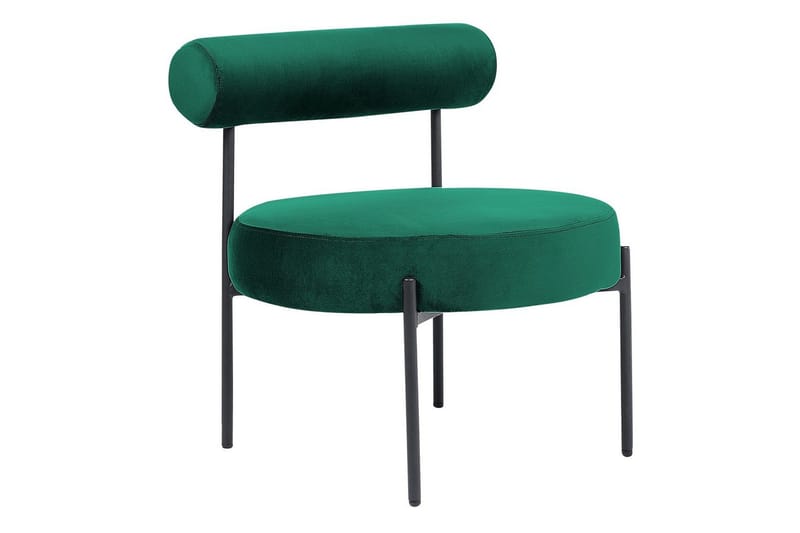Nojatuoli Alpha - Smaragdinvihreä, Musta - Huonekalut - Tuoli & nojatuoli - Nojatuoli & lepotuoli