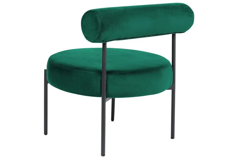 Nojatuoli Alpha - Smaragdinvihreä, Musta - Huonekalut - Tuoli & nojatuoli - Nojatuoli & lepotuoli