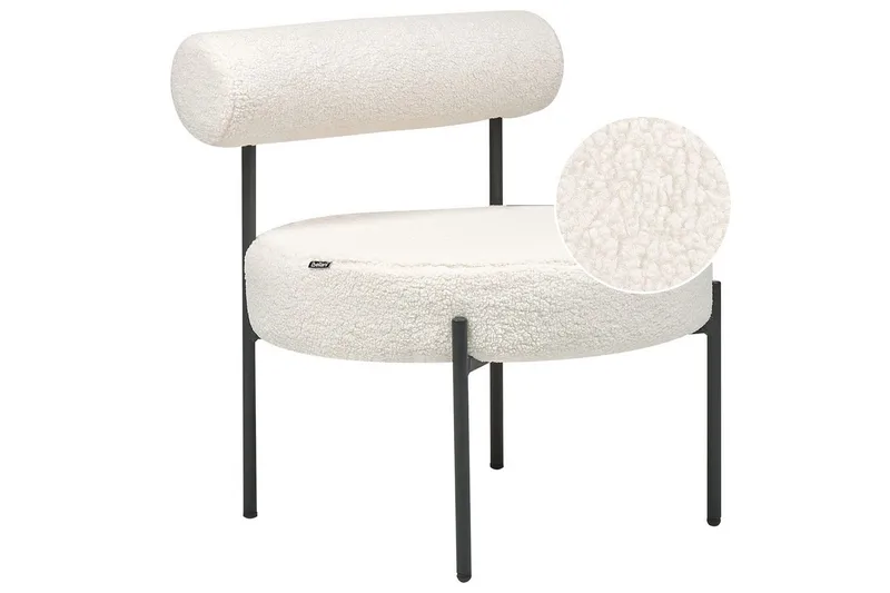 Nojatuoli Alpha, Valkoinen, Musta