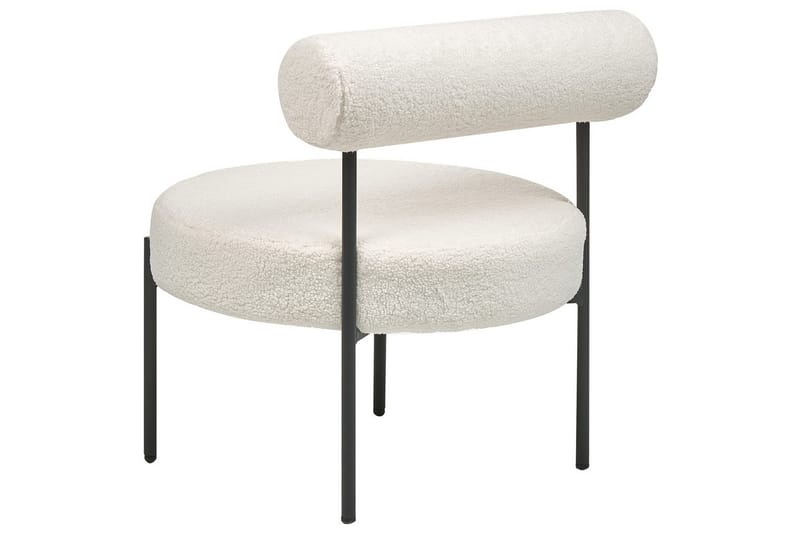 Nojatuoli Alpha - Valkoinen, Musta - Huonekalut - Tuoli & nojatuoli - Nojatuoli & lepotuoli