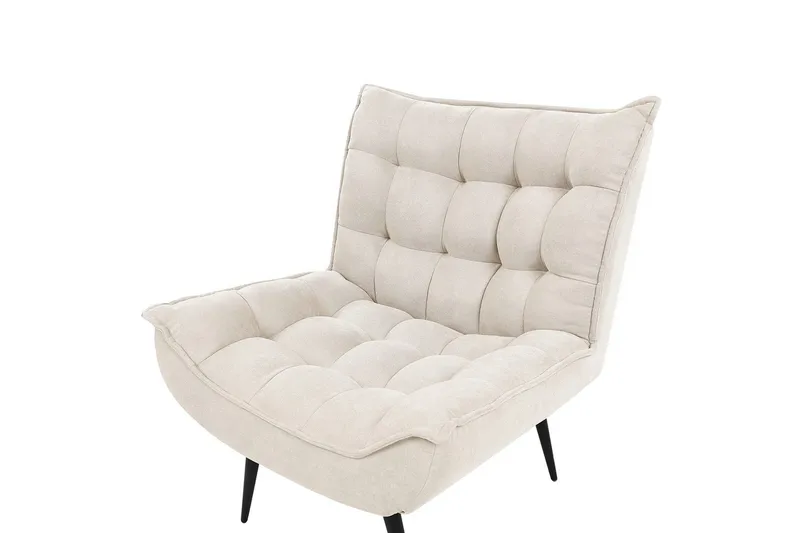 Nojatuoli Alvesta - Beige, musta - Huonekalut - Tuoli & nojatuoli - Nojatuoli & lepotuoli