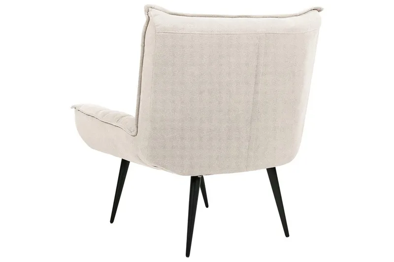 Nojatuoli Alvesta - Beige, musta - Huonekalut - Tuoli & nojatuoli - Nojatuoli & lepotuoli