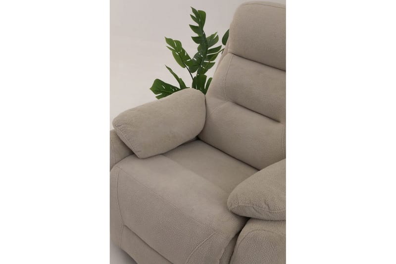 Angola Manuaalinen recliner-nojatuoli - Kermanvalkoinen - Huonekalut - Tuoli & nojatuoli - Nojatuoli & lepotuoli - Makuutuoli & divaanituoli