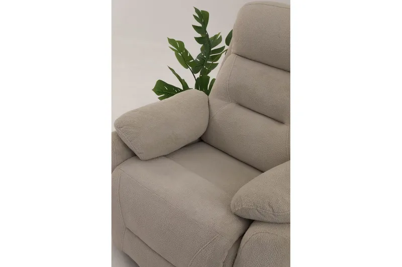 Angola Manuaalinen recliner-nojatuoli - Kermanvalkoinen - Huonekalut - Tuoli & nojatuoli - Nojatuoli & lepotuoli - Mekanismituoli