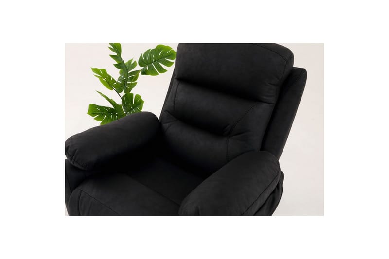 Angola Manuaalinen recliner-nojatuoli - Musta - Huonekalut - Tuoli & nojatuoli - Nojatuoli & lepotuoli - Makuutuoli & divaanituoli